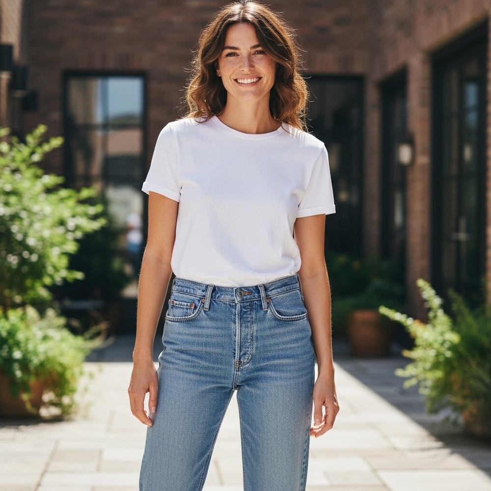 AGOLE Jeans 26 Old School Slightly Distressed